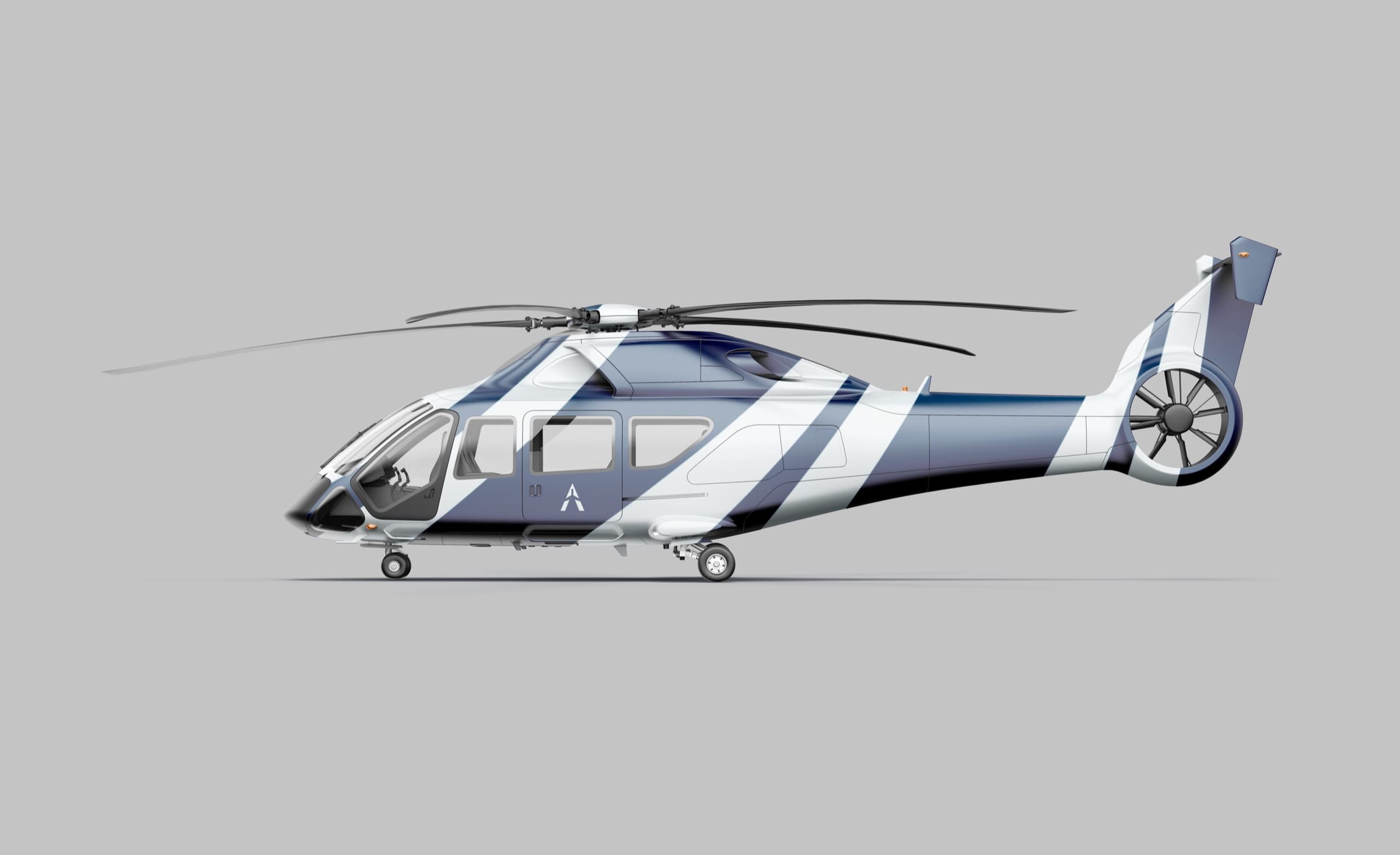 Helicóptero con la identidad de AERON