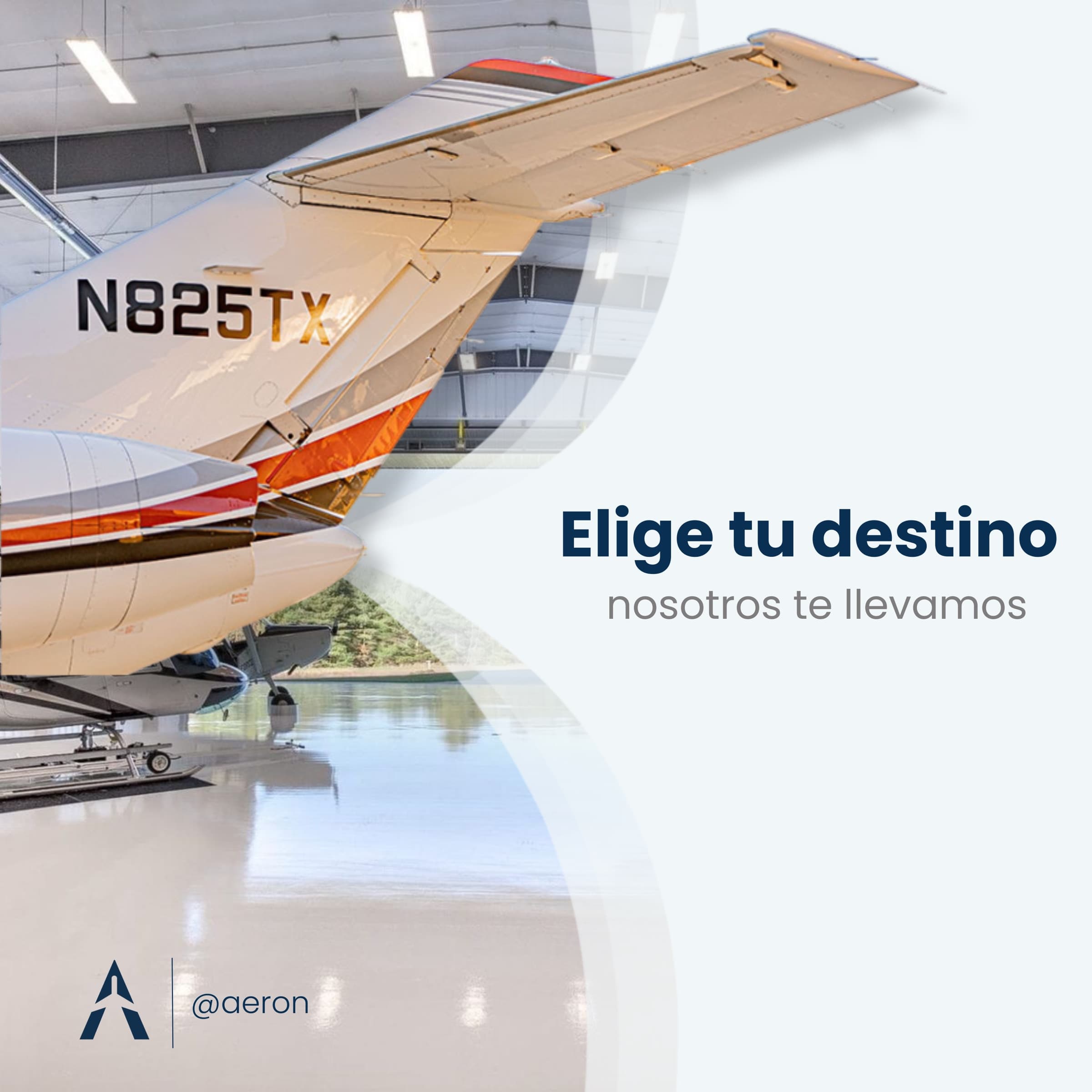 Publicación de AERON para redes: Elige tu destino