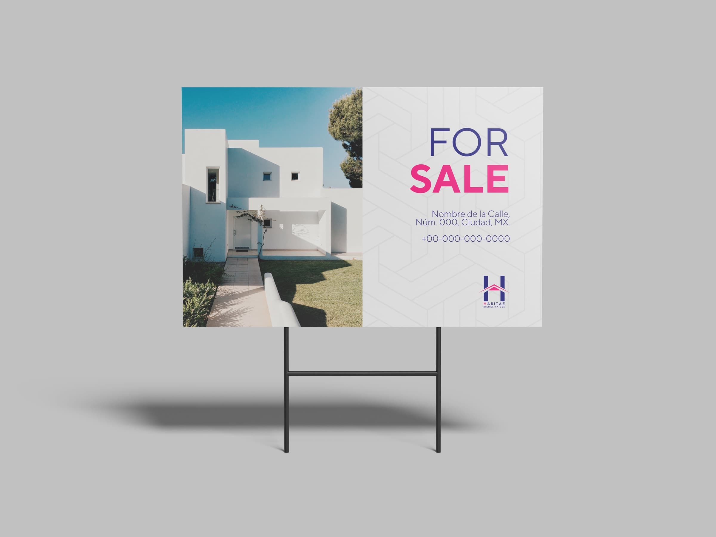 Letrero de venta de HABITAE